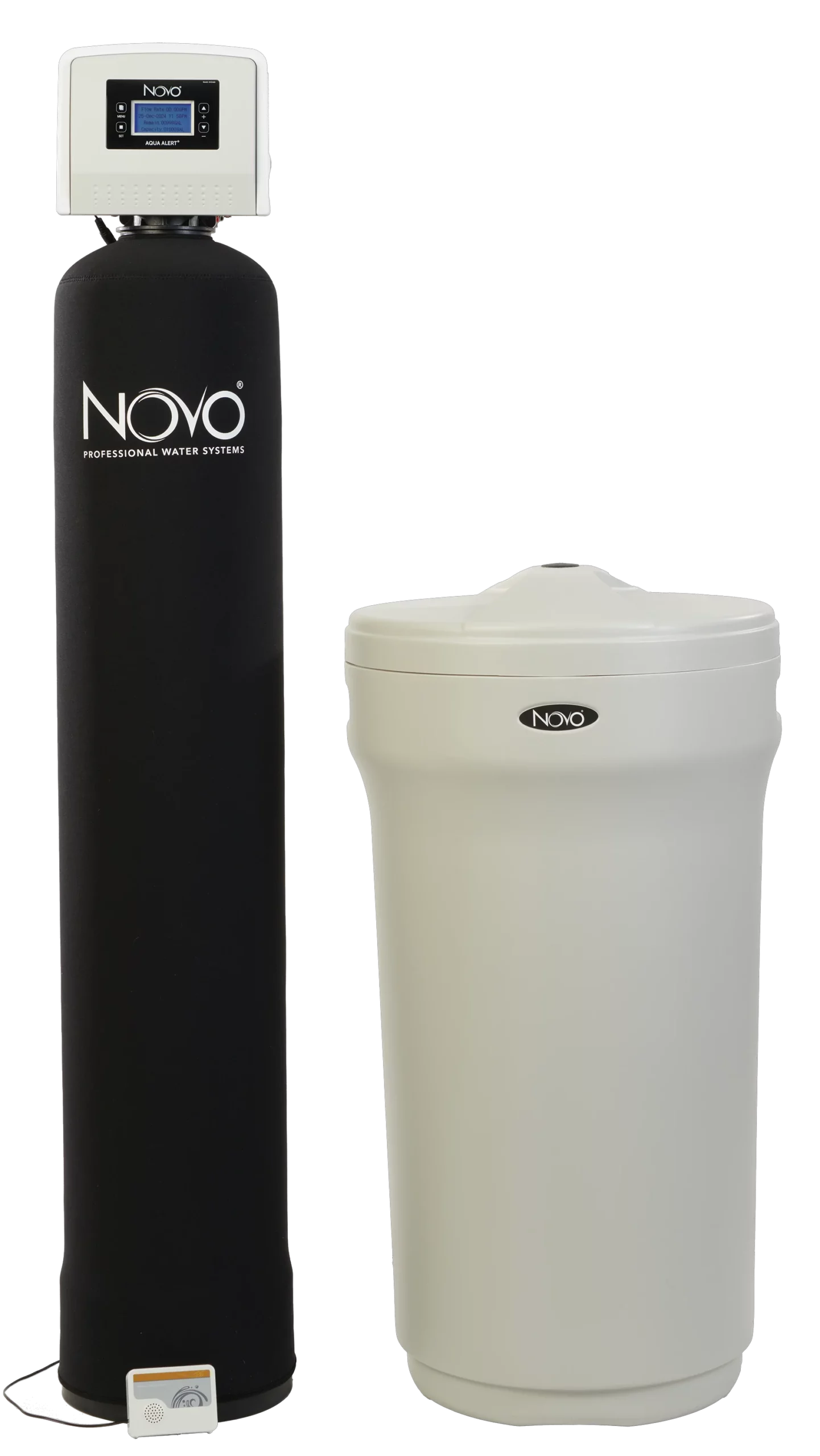 NOVO Premium single-tank water filtration system with brine tank